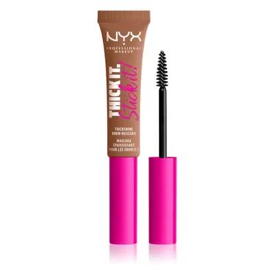 NYX Professional Makeup Thick it Stick It Brow Mascara řasenka na obočí odstín 03 Auburn 7 ml