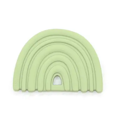 O.B Designs Rainbow Teether kousátko Green 3m+ 1 ks