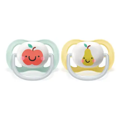 Philips Avent Ultra Air 0-6 m dudlík Neutral Apple 2 ks