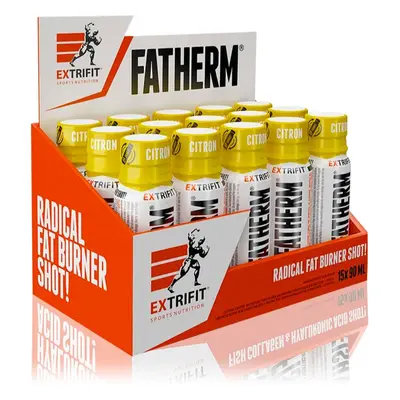 Extrifit Fatherm Shot spalovač tuků příchuť Lemon 15x90 ml