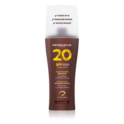 Dermacol Sun Tan Booster ochranné mléko urychlující opalování SPF 20 200 ml