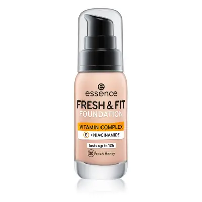 Essence Fresh & Fit tekutý make-up odstín 30 Fresh Honey 30 ml