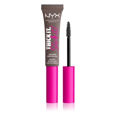 NYX Professional Makeup Thick it Stick It Brow Mascara řasenka na obočí odstín 05 Ash Brown 7 ml