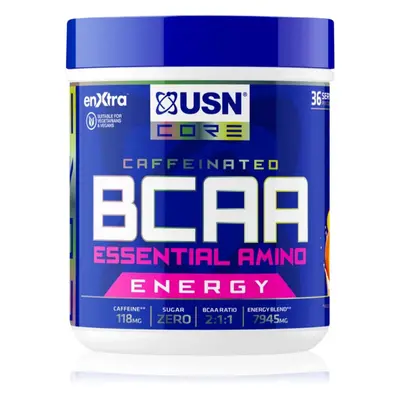 USN BCAA Essential Amino Energy regenerace a růst svalů příchuť Mango - Orange 400 g