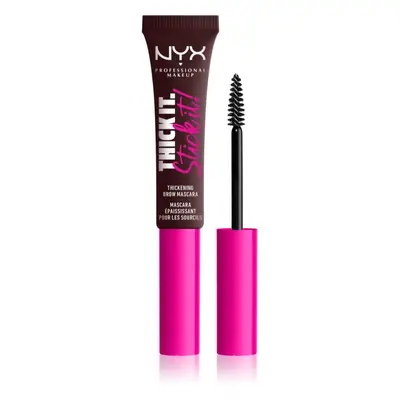 NYX Professional Makeup Thick it Stick It Brow Mascara řasenka na obočí odstín 07 Espresso 7 ml