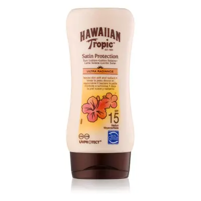 Hawaiian Tropic Satin Protection voděodolné mléko na opalování SPF 15 180 ml