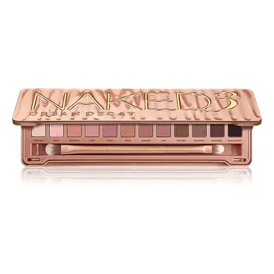 Urban Decay Naked3 paleta očních stínů se štětečkem 12x1,3 g