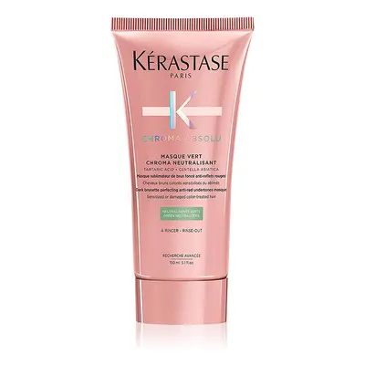 Kérastase Chroma Absolu Masque Vert Chroma Neutralisant vlasový korektor neutralizující červené 