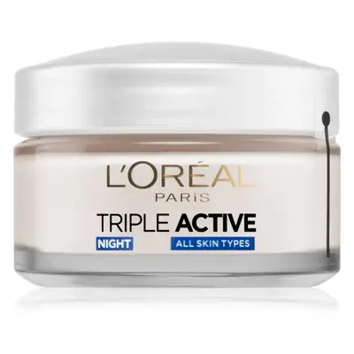 L’Oréal Paris Triple Active Night noční hydratační krém pro všechny typy pleti 50 ml