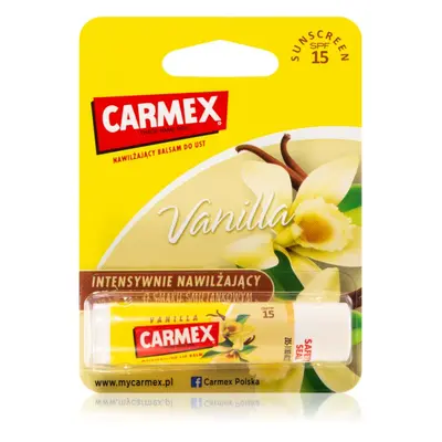 Carmex Vanilla hydratační balzám na rty v tyčince SPF 15 4,25 g