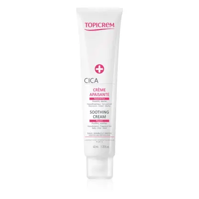 Topicrem CICA Soothing Cream intenzivní obnovující krém pro podrážděnou pokožku 40 ml