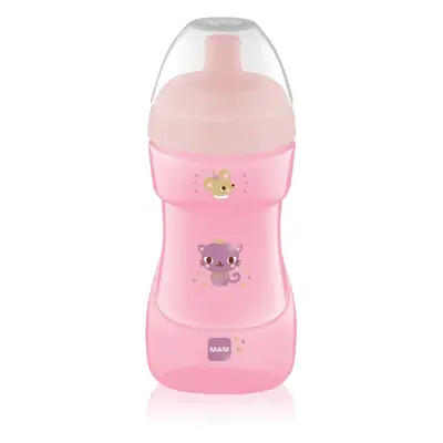 MAM Sports Cup dětská láhev Pink 330 ml