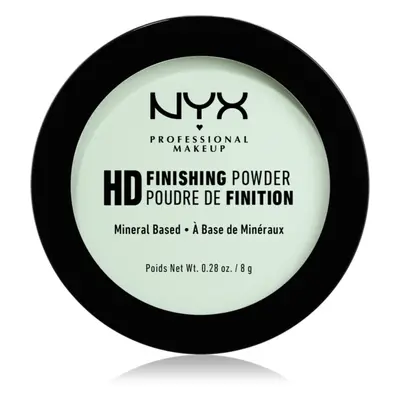 NYX Professional Makeup High Definition Finishing Powder pudr odstín 03 Mint Green 8 g