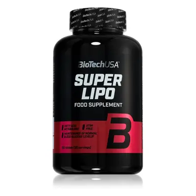 BioTechUSA Super Lipo tablety pro udržení normální hladiny cukru v krvi 120 tbl