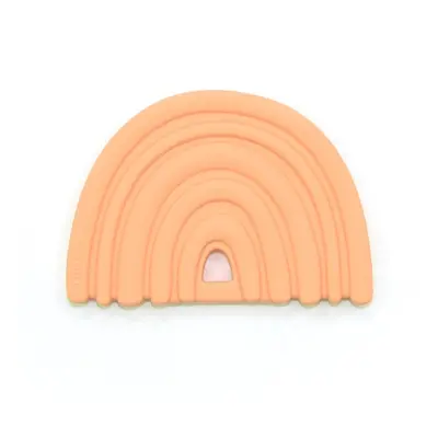 O.B Designs Rainbow Teether kousátko Peach 3m+ 1 ks