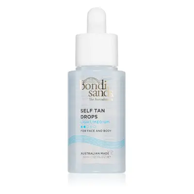 Bondi Sands Self Tan Drops samoopalovací kapky na obličej a tělo Light/Medium 30 ml