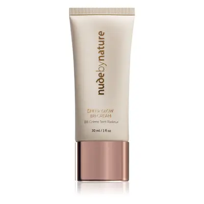 Nude by Nature Sheer Glow BB Cream rozjasňující BB krém odstín 01 Porcelain 30 ml