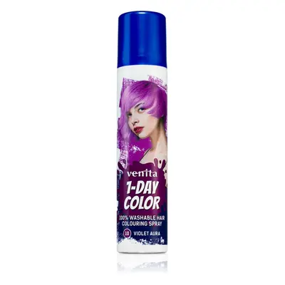 Venita 1-Day Color barevný sprej na vlasy odstín No. 10 - Violet Aura 50 ml