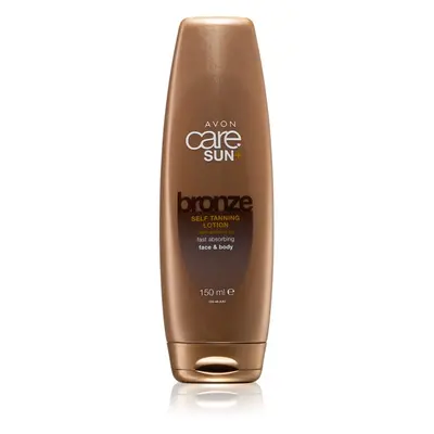 Avon Care Sun + Bronze samoopalovací mléko na tělo a obličej 150 ml