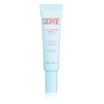 Coco & Eve SPF 50+ Daily Water Gel lehký ochranný fluid na obličej SPF 50+ 60 ml