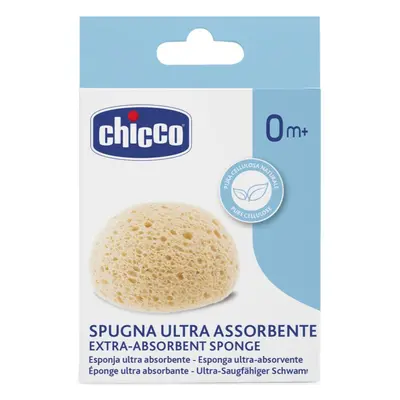 Chicco Extra-Absorbent Sponge dětská mycí houba 0m+ 1 ks