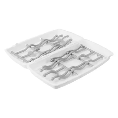 BabyOno Bottle Drying Rack odkapávač na lahve I. White 1 ks