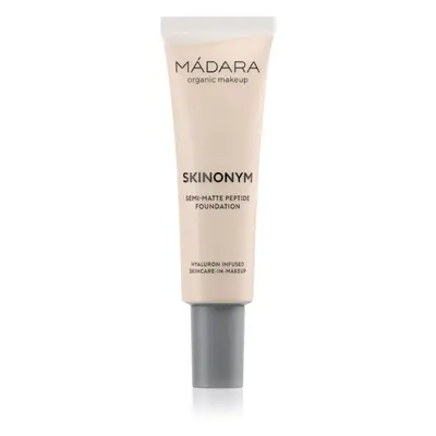 MÁDARA Skinonym Semi-Matte Peptide dlouhotrvající make-up s peptidy odstín Porcelain 10 30 ml