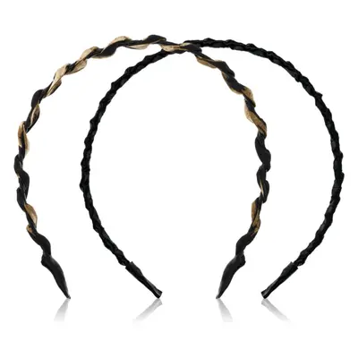 invisibobble Hairhalo True Dark Sparkle čelenka do vlasů 2x1 ks