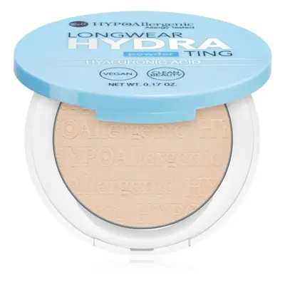 Bell Longwear Hydrating Powder kompaktní pudr s kyselinou hyaluronovou odstín 02 Light Beige 5 g