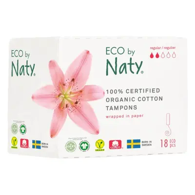 ECO by Naty Tampons Regular tampony 18 ks