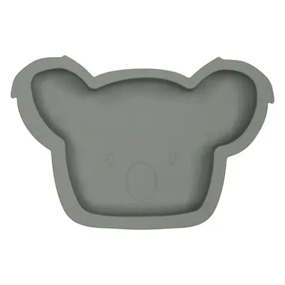 Tryco Silicone Plate Koala talíř Olive Gray 1 ks