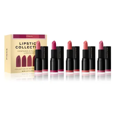 Revolution PRO Lipstick Collection sada rtěnek odstín Pinks 5 ks