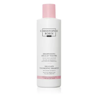 Christophe Robin Delicate Volumizing Shampoo with Rose Extracts objemový šampon pro jemné a zpli