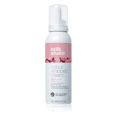 Milk Shake Colour Whipped Cream tónovací pěna pro všechny typy vlasů Light Pink 100 ml