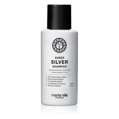 Maria Nila Sheer Silver Shampoo šampon neutralizující žluté tóny 100 ml