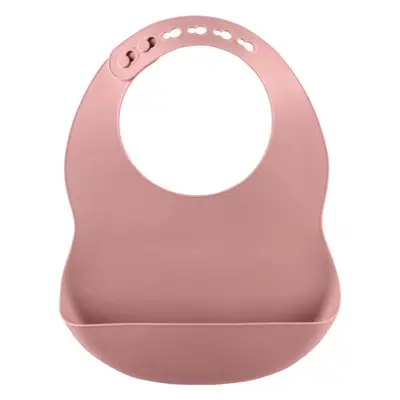 Zopa Silicone Bib Pastel bryndák Old Pink 1 ks