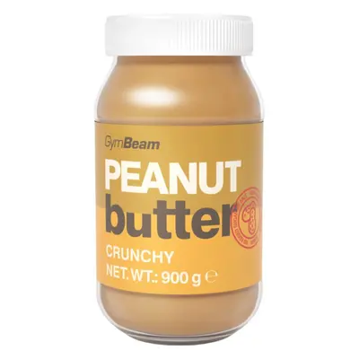 GymBeam Peanut Butter Crunchy 100% ořechový krém 900 g