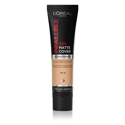 L’Oréal Paris Infallible 32H Matte Cover dlouhotrvající matující make-up SPF 25 odstín 175 (Cool