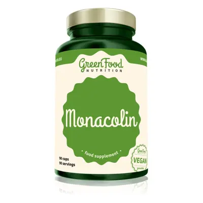 GreenFood Nutrition Monacolin kapsle pro udržení normální hladiny cholesterolu 90 cps