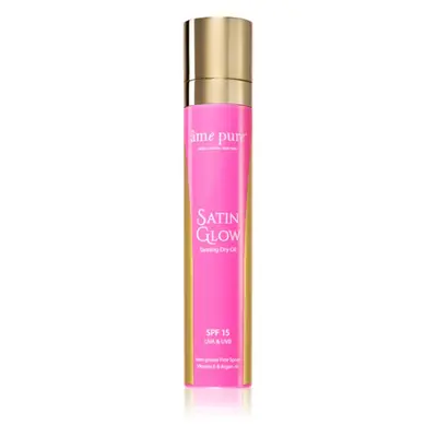 âme pure Satin Glow™ Tanning Dry Oil olej na opalování ve spreji SPF 15 140 ml