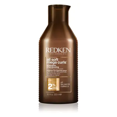 Redken All Soft Mega Curls šampon pro kudrnaté a vlnité vlasy 300 ml