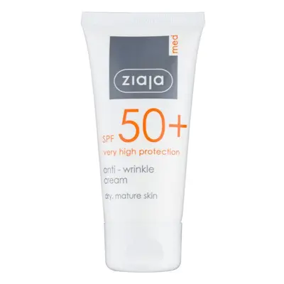 Ziaja Med Protecting UVA + UVB protivráskový krém na opalování SPF 50+ 50 ml