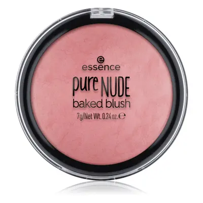 Essence pure NUDE baked pudrová tvářenka odstín 07 Cool Coral 7 g