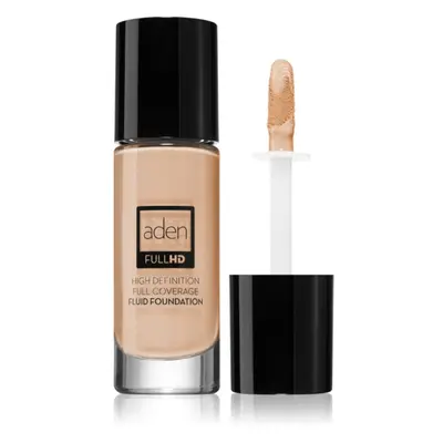 Aden Cosmetics Full HD Fluid Foundation dlouhotrvající tekutý make-up odstín 01 Porcelain 20 ml