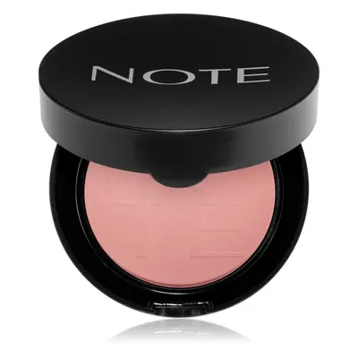 Note Cosmetique Luminous Silk pudrová tvářenka 01 pinky beach 5,5 g