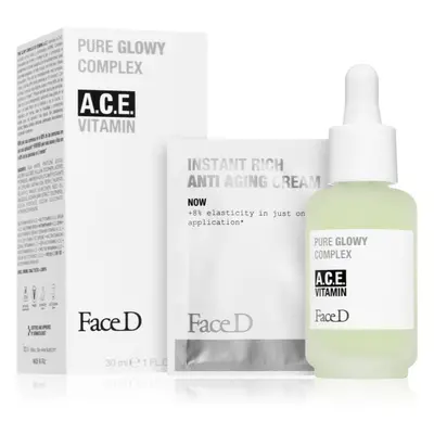 Face D Pure Glowy Complex antioxidační sérum s vitamíny A, C, E 30 ml