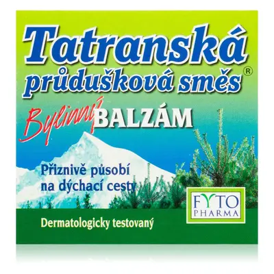 FytoPharma Tatranská průdušková směs bylinná mast pro podporu normální funkce dýchacího ústrojí 