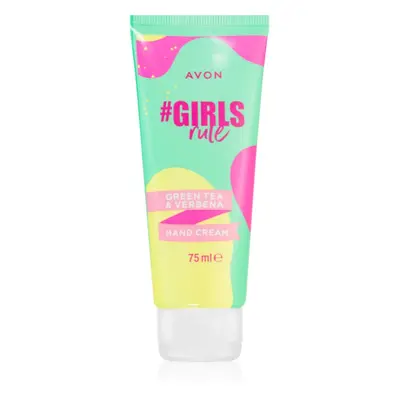 Avon #GirlsRule Green Tea & Verbena hydratační krém na ruce 75 ml