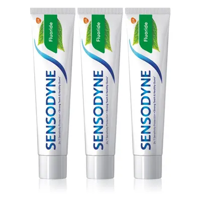 Sensodyne Fluoride zubní pasta pro citlivé zuby 3x75 ml