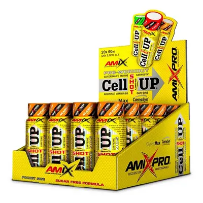 Amix AmixPro CellUP Energy Shot podpora sportovního výkonu příchuť Mango 20x60 ml